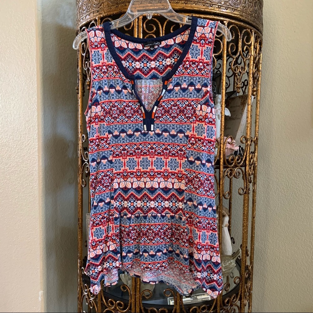 RXB Ladies V-Neck Sleeveless Blouse